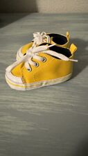 Zapatos Converse amarillos talla 0-6 meses niño niña bebé bebé, usado segunda mano  Embacar hacia Argentina
