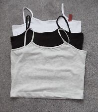 Three cropped camisole for sale  WORTHING