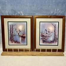 Vtg framed wood for sale  Camden