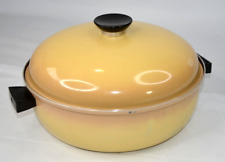 Olla dorada Regal Ware tostadora holandesa aluminio 12,5"" vapor EE. UU. amarillo de colección años 70 NOMBRE segunda mano  Embacar hacia Argentina