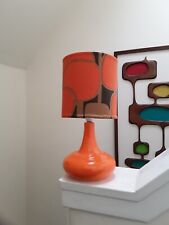 vintage orange lamp for sale  EDINBURGH