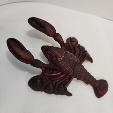 Antique Cast Iron RED LOBSTER BOOT JACK Nautical Decor. Blackbeard's Pub. Rare for sale  Shipping to South Africa