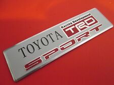 Emblema/emblema de alumínio Toyota TRD Toyota Motor Sports Racing Development. comprar usado  Enviando para Brazil