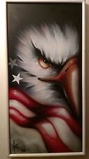 Airbrush canvas american for sale  Tampa