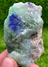 104:Gram Beautiful Natural Top color Aragonite With Azurite Specimen From Afg for sale  Shipping to South Africa