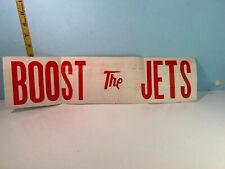 Banner de futebol vintage "Boost the Jets" exibição New York Jets muito bom estado comprar usado  Enviando para Brazil