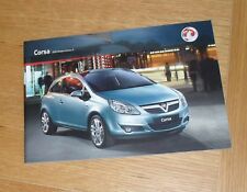 Vauxhall corsa brochure for sale  FAREHAM