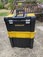 Used, Stanley STST1-80151 Essential Rolling Tool Box - Black/Yellow for sale  NEW MILTON