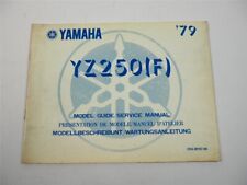 Yamaha yz250f werkstatthandbuc gebraucht kaufen  Merseburg