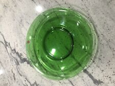 iittala VERNA Green Glass 8.25" Plate Finland KERTTU NURMINEN myynnissä  Leverans till Finland