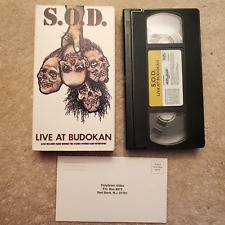 SOD Stormtroopers of Death Live at Budokan VHS 1992 Megavision FUNÇÕES TESTADAS comprar usado  Enviando para Brazil
