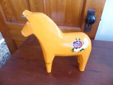 Used, IKEA HIPPIE DALA SWEDISH ORANGE HORSE WITH TATTOO + EAR RING for sale  Shipping to South Africa