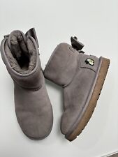 Ugg grey suede for sale  NEWTON-LE-WILLOWS