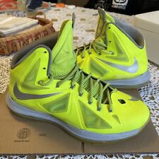 LeBron James X 10 voltios Nike ""Pelota de tenis"" Dunkman talla 11 para hombre sin caja 2013 segunda mano  Embacar hacia Mexico