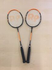 Badminton rackets orange for sale  TADWORTH