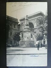Cartolina milano monumento usato  Italia