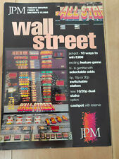 Jpm wall street for sale  LIVERPOOL