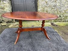 Solid mahogany round for sale  LLANDYSUL