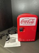 Mini nevera retro Coca-Cola Koolatron 12 V y 110 V cables enfriador calentador tamaño 6 latas segunda mano  Embacar hacia Mexico