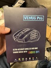 Venus Pro RGB Wireless MMO Gaming Mouse, 16,000 DPI Optical Sensor, White for sale  Shipping to South Africa
