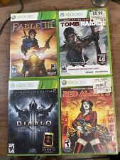 Lote de Juegos Xbox 360 Fable 3 Diablo 3 Reaper Tomb Raider GOTY Red Alert 3 segunda mano  Embacar hacia Argentina