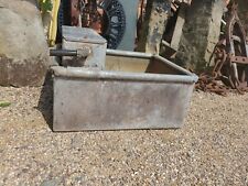 Water tight Farm Grade Galvanise water Trough Planter Wall Retainer, used for sale  BURTON-ON-TRENT