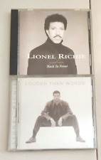 Lote de 2 CDs de música Lionel Richie de volta à frente/mais alto que palavras comprar usado  Enviando para Brazil