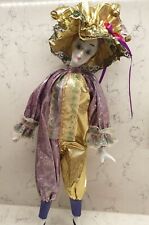 Porcelain pierrot doll for sale  BIRMINGHAM