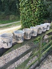 Galvanised plant pots for sale  BANBURY