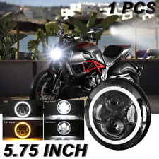 Farol de LED projetor de motocicleta 5,75" 5-3/4" polegadas para Ducati Diavel 2011-2013 comprar usado  Enviando para Brazil