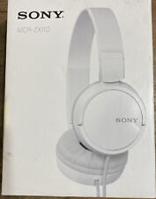 Auriculares estéreo Sony MDRZX110/WHI serie ZX, MDR-ZX110 blancos segunda mano  Embacar hacia Argentina