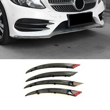 Clip in Front Bumper Vent Trim Canards for Mercedes C W205 AMG Bumper 2015-2018 for sale  Shipping to South Africa