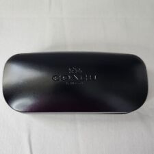 Coach Hard Clam Shell Eyeglass Case Only Black Suede Interior for sale  Shipping to South Africa