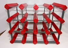 Used, VINTAGE WANDS WINE RACK RED WOOD AND METAL MADE IN ENGLAND for sale  Shipping to South Africa