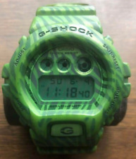 Reloj de pulsera Casio G-Shock DW6900ZB verde cebra usado para hombre/mujer Japón segunda mano  Embacar hacia Argentina