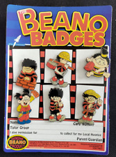 Beano badges set for sale  REDDITCH