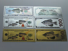 Crappie banknotes fishing for sale  USA