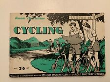 Antigua Bicicleta Inglesa De Colección CICLISMO ""CONOCE LA SERIE DE JUEGOS", 1952 Folleto en muy buena condición segunda mano  Embacar hacia Argentina