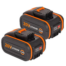 2X bateria 7,0Ah do akumulatora Worx 20 V MAX 8AH WA3551.1, WA3572, WA3553, WX390, WX176, używany na sprzedaż  Wysyłka do Poland