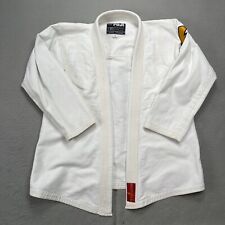 FUJI Kimono Gi Adulto Tamanho A3 Branco Jiu Jitsu Artes Marciais Top Guerreiro Grosso, usado comprar usado  Enviando para Brazil
