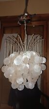 Vintage chandelier pearlmother usato  Roma