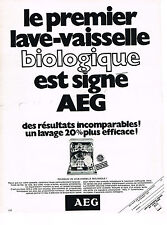 1970 aeg advertisement d'occasion  Expédié en Belgium