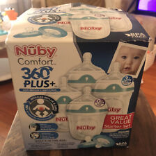 Nuby Comfort 360  Anti Reflux Colic Baby Bottles (2) 5oz (2) 9oz BPA Free 4count for sale  Shipping to South Africa