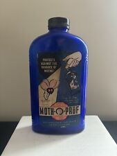 VTG Moth-O-Prof Moth Spray Bottle 16 oz. Blue Medicine Bottle Buffalo, NY for sale  Shipping to South Africa