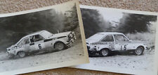 Burmah International Rally 1978 Ford Escort 2 fotos originais Roger Clark + Carr comprar usado  Enviando para Brazil