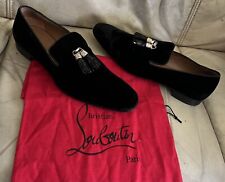 Authentic Christian Louboutin Officialito Velvet Tasselled Loafers Size 46 US 13 for sale  Shipping to South Africa