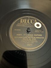 Decca 78 RPM Louis Armstrong Velma Middleton - Baby It’s Cold Outside 28372 V++ comprar usado  Enviando para Brazil