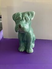 Green pottery terrier for sale  Shipping to Ireland