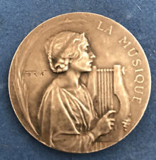 Medaille bronze musique d'occasion  Lavera