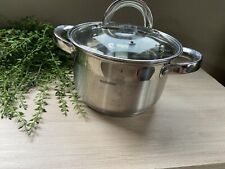 Bergner Stainless Steel Casserole Pot With Glass Lid for sale  Shipping to South Africa